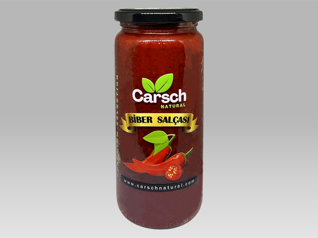 Carsch Natural Hatay Tatlı Biber Salçası 840g